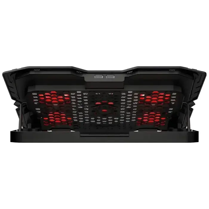 XTRIKE ME Laptop Cooling Pad with Built-in Phone Holder FN-813 Black Фото num