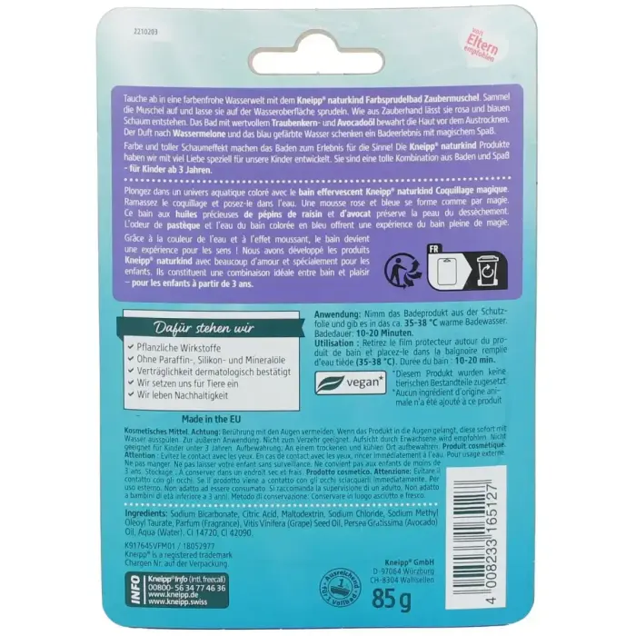 Kneipp Magic Shells Fizzy Bath for Kids 85.0g Photo