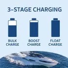 Qoltec Smart Monolith charger for LiFePO4 AGM GEL SLA batteries | 20A | 24V Photo