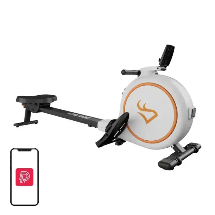 Deer Run RW600 Magnetic Rowing Machine (White) Фото num