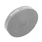 Baseus Rainbow Circle hook and loop Straps - Velcro tape Velcro cable organizer 3m gray (ACMGT-F0G) Фото num