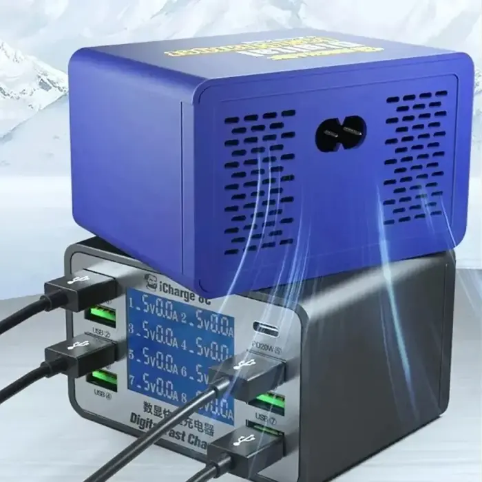 MECHANIC iCharge 8C 8-Port DC Power Supply PD QC3.0 Фото num