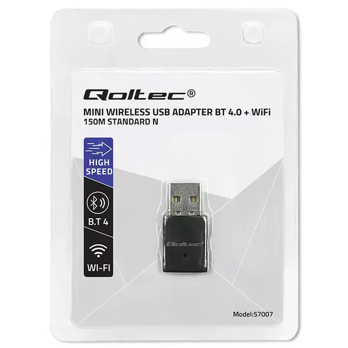 Qoltec Wireless Mini Bluetooth USB WiFi Adapter Foto 23