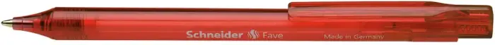Lodīšu pildspalva SCHNEIDER FAVE 1.0mm, sarkana Фото num