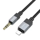 Cable AUX Jack 3,5 mm (male) to Lightning (male) Hoco 1 m UPA32A black Photo