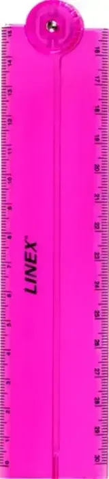 Lineāls LINEX Folden 15/30 cm, rozā Foto 3