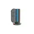 iPega SW2051 Charger Dock with RGB for JoyCon Controllers Nintendo Switch 2 Black Photo