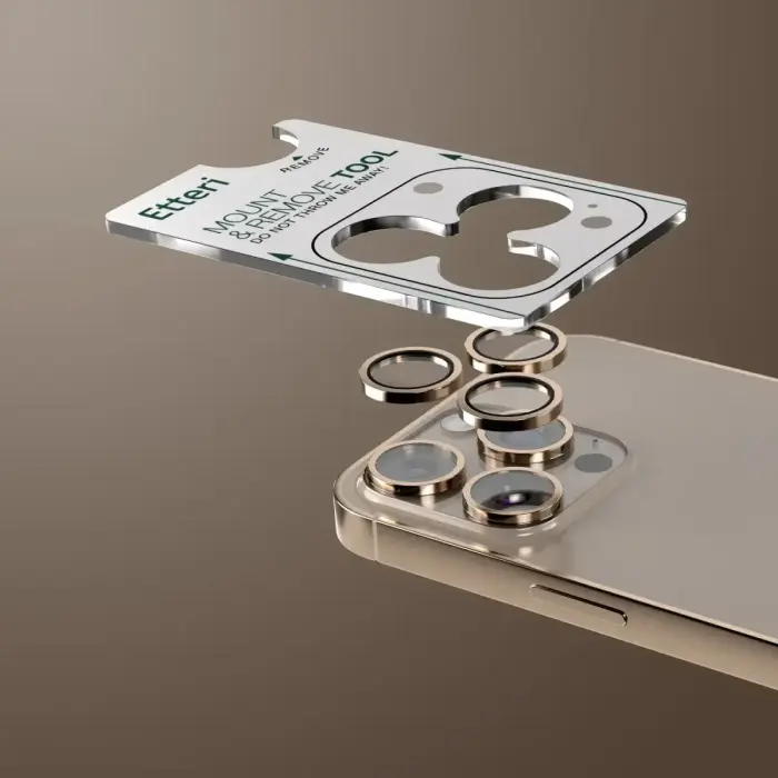Etteri camera lens protector for iPhone 16 Pro / 16 Pro Max dessert Фото num