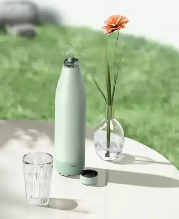 THERMOS WITH WIRELESS SPEAKER 500ML RB-M5 BLUETOOTH 5.0 GREEN/GREEN Фото num