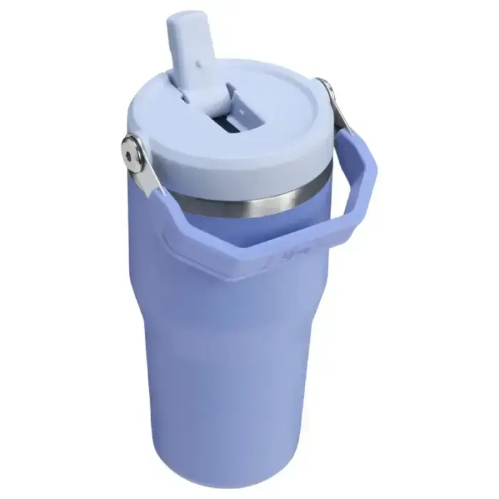 Термокружка с трубочкой IceFlow Flip Straw 2.0 Tumbler 0.59L, цвет «гортензия» Фото num