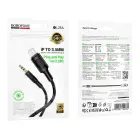 Borofone Cable AUX BL25 Nice - Lightning to jack 3,5mm - 1 metre black Photo