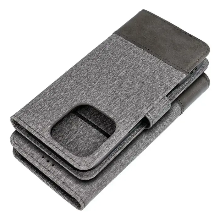Flip case for Xiaomi Redmi Note 14 4G (GLOBAL - 164,84mm x 78,15mm x 8,16mm) Gomma Book gray Фото num