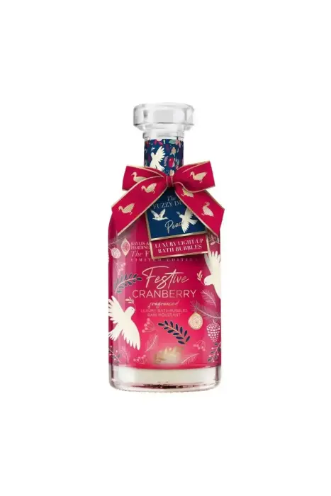 Debenhams the Fuzzy Duck Winter Wonderland Light up Bath Bubbles Decanter Gift Photo