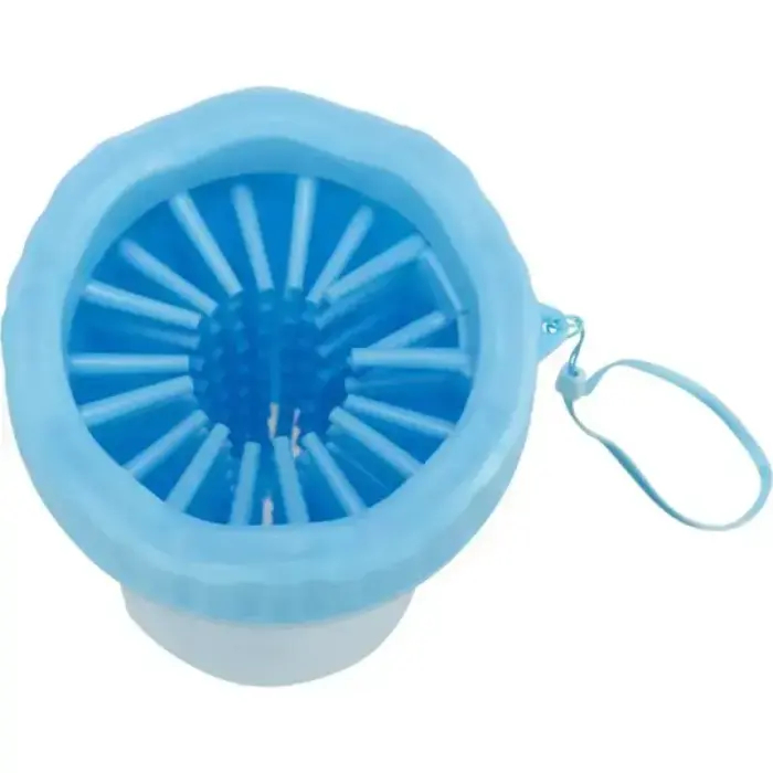 Ķepas tīrītājs : Trixie Paw cleaner, silicone/PP, M–L, blue Foto 3