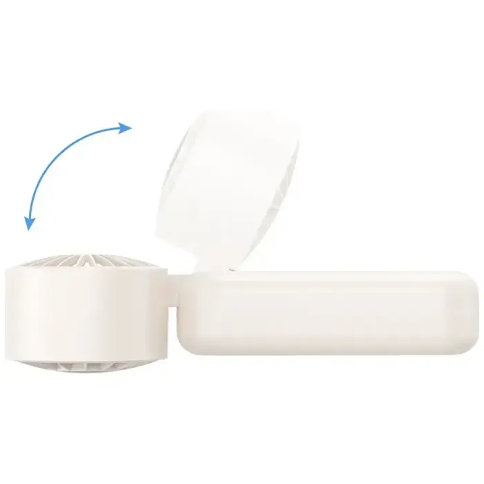 Hand fan USAMS Mini ZB352 1200mAh folding beige Фото num