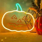 Neon PLEXI LED HAPPY PUMPKIN orange green FPNE10 Forever Light Foto 2