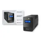 Qoltec Uninterruptible Power Supply UPS Line Interactive| Monolith | 450VA | 240W | LCD | USB | RJ45 Photo