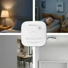 Qoltec Certified Wireless Smoke Detector with Battery | Sensor life: 10 years | Battery life: 10 years | Alarm: 85dB | LED Фото num