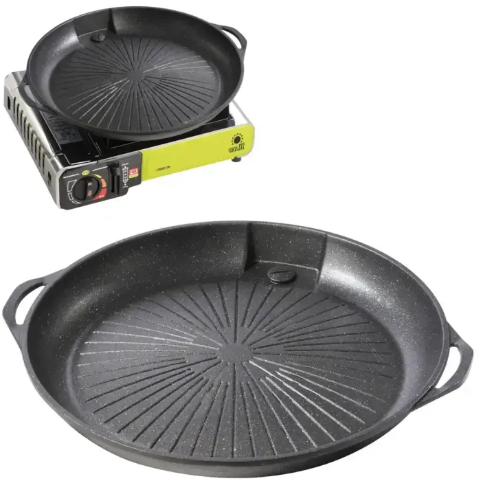 Grill grate and grill pan for a gas camping stove and grill Foto 6