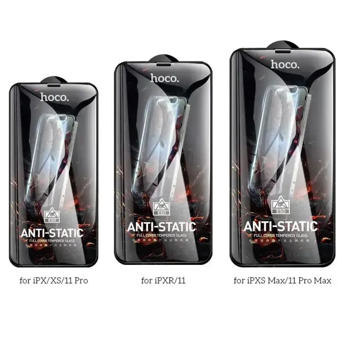 Tempered glass to iPhone XS MAX / 11 PRO MAX Hoco HD Anti-static 25 pcs G10 Foto 5