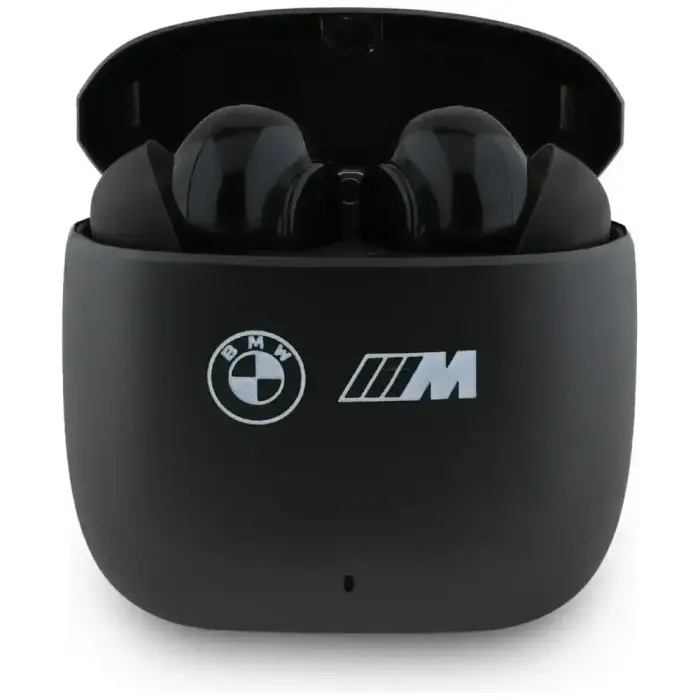 Słuchawki Bluetooth TWS BMW M Metal M    Logo Print ANC-ENC czarny Foto 1