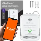 Qoltec Certified Natural Gas Leak Sensor | CH4 detector | NG | Tuya | Wi-Fi | 85dB alarm | LED  Фото num