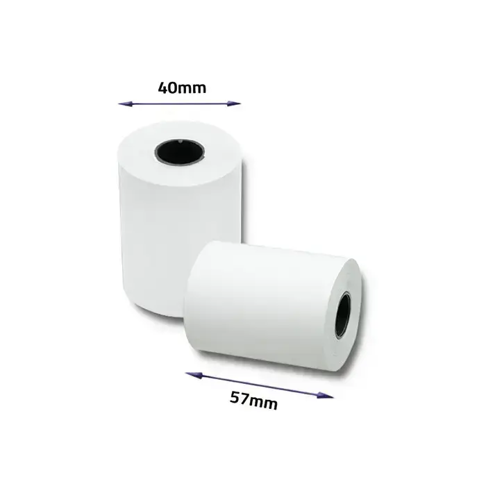 Qoltec Thermal roll 57 x 15 | 55g/m2 | 10pcs | BPA free Photo