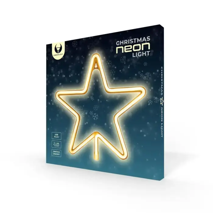 Neon LED CHRISTMAS PENTASTAR warm white FLNE22 Forever Light Foto 9