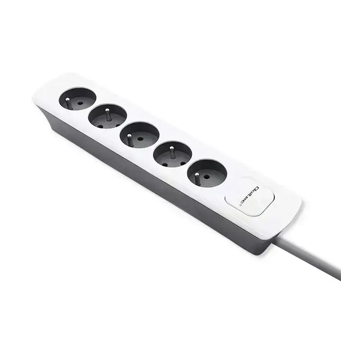 Qoltec Power strip | 5 sockets | 1.8m | White-grey Foto 12