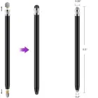 РУЧКА-СТИЛУС TECH-PROTECT USP100 С 4 НАКОНЕЧНИКАМИ ЧЕРНЫЙ Фото num