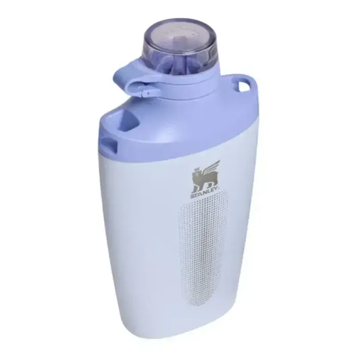 Термос с плечевым ремнём The Stanley Cross Bottle 0,68 л, светло-голубой Фото num