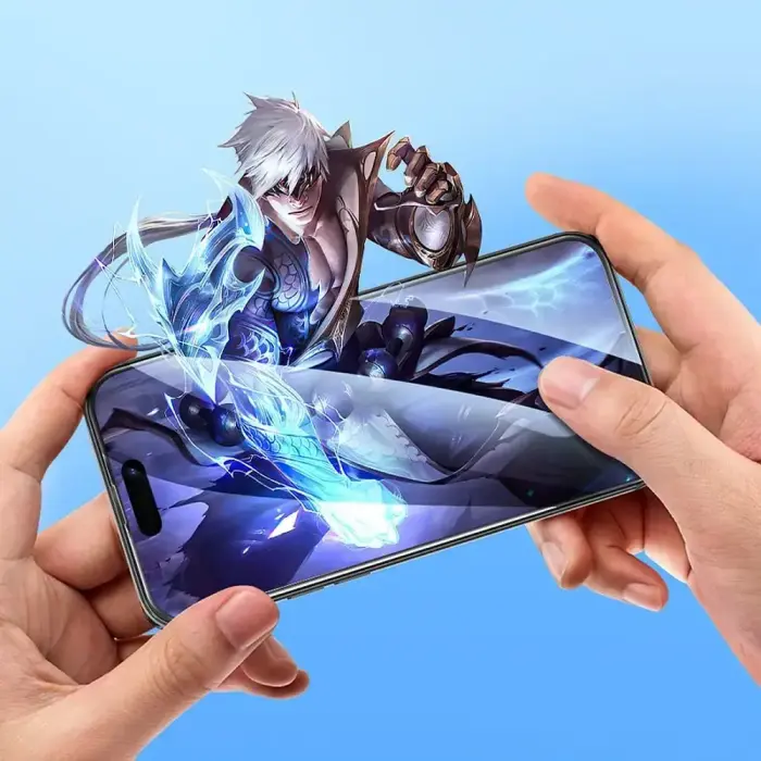 Tempered glass to iPhone 14 PRO Hoco HD 5D Guardian shield 10 pcs G14 black Foto 5