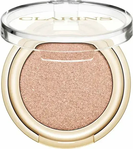 Clarins Ombre Skin Nude Primer-Infused Eyeshadow - Matte Satin + Pearlized Finishes 0.05 Oz. - Pearly Rosegold Foto 2
