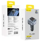 Blavec FM Transmitter Flash TR-05 MP3, Bluetooth - USB + Type C - PD 30W (TFMFTR05-B) black Фото num