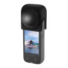 Silicone lens cover PULUZ for Insta360 X4 (black) Фото num