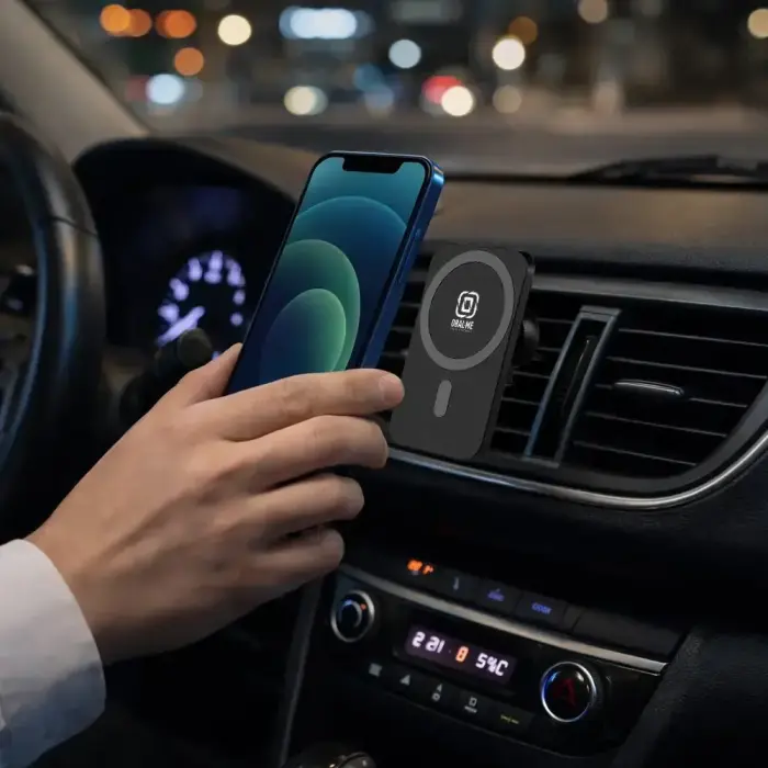 OBAL:ME MagNetix Plate Wireless Car Charger Mount 15W Black Фото num