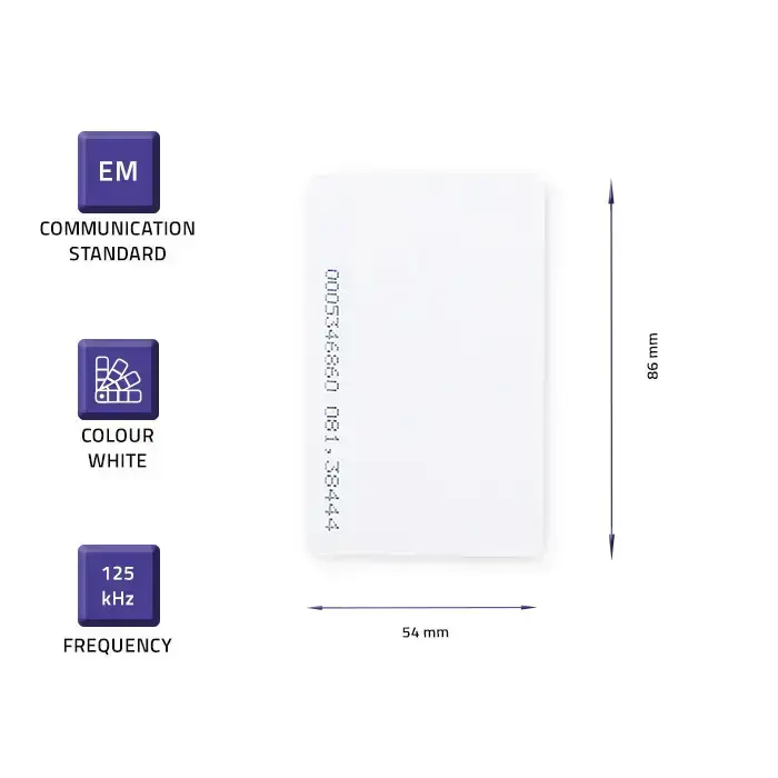 Qoltec The EM proximity card  EM| Mifare  |125 kHz | 10 pcs Фото num