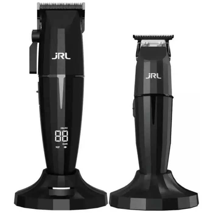 Set 2-in-1 JRL Onyx Clipper + Onyx Trimmer with Two Charging Stations black Foto 1
