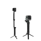 3 in 1 Monopod Tripod with Selfie Stick for GoPro - Black Foto 4