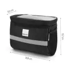 Wozinsky Bike Handlebar Bag with Phone Case 2L Black (WBB12BK) Foto 6