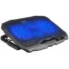 Cooling stand for laptop ART P4 2 x USB A LED black Photo