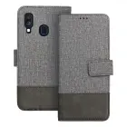 Flip case for Samsung A40 Gomma Book gray Foto 1