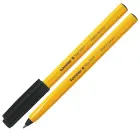 Lodīšu pildspalva SCHNEIDER 505 F 0.7mm, dzeltens korpuss, melna tinte Foto 1