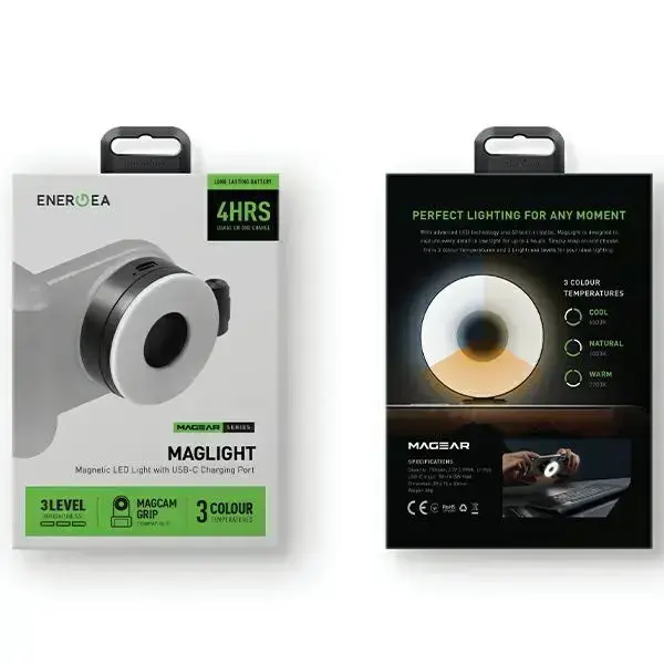 ENERGEA Portable LED Light Magear MagLight Black MagSafe PG-MGLT-BLK Фото num