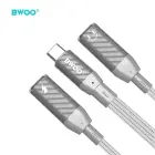 BWOO 2 in 1 Adapter  2 Type C ports to 3.5MM Jack BZ68 Фото num