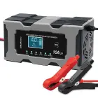 Qoltec Intelligent microprocessor charger 12V 10A | Rectifier with repair function for AGM GEL LiFePO4 battery | LCD Foto 1