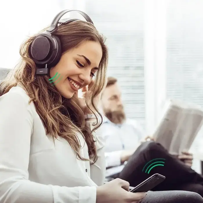 UGREEN CM279 Аудиопередатчик, AUX, Bluetooth 5.0 aptX (черный) Фото num