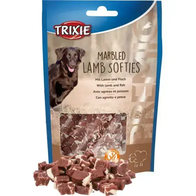 Treats for dogs - Trixie Marbled Softies with lamb and fish 100g Photo