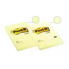 Piezīmju līmlapiņas Post-it rūtiņu, 102x152mm, dzeltenas (pieejamas dažādas krāsas) Foto 1