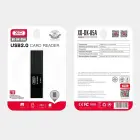 XO card reader 2 in 1 DK05A USB 2.0 black Photo